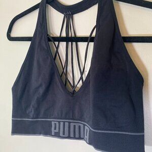PUMA Women's Black Sports Bra